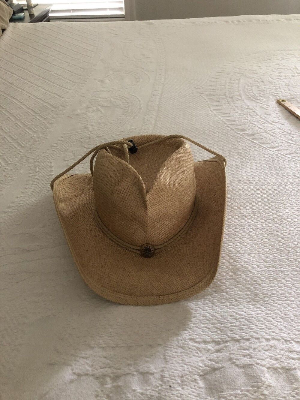 SHADY BRADY "FLEXIBLE STRAW" COWBOY HAT  SIZE M